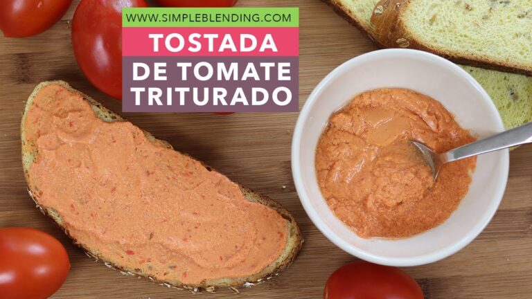 Receta salsa de tomate para tostadas