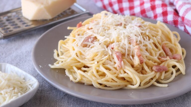 Espaguetis a la carbonara receta facil