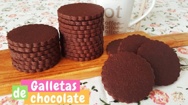 Receta galletas de chocolate con formas